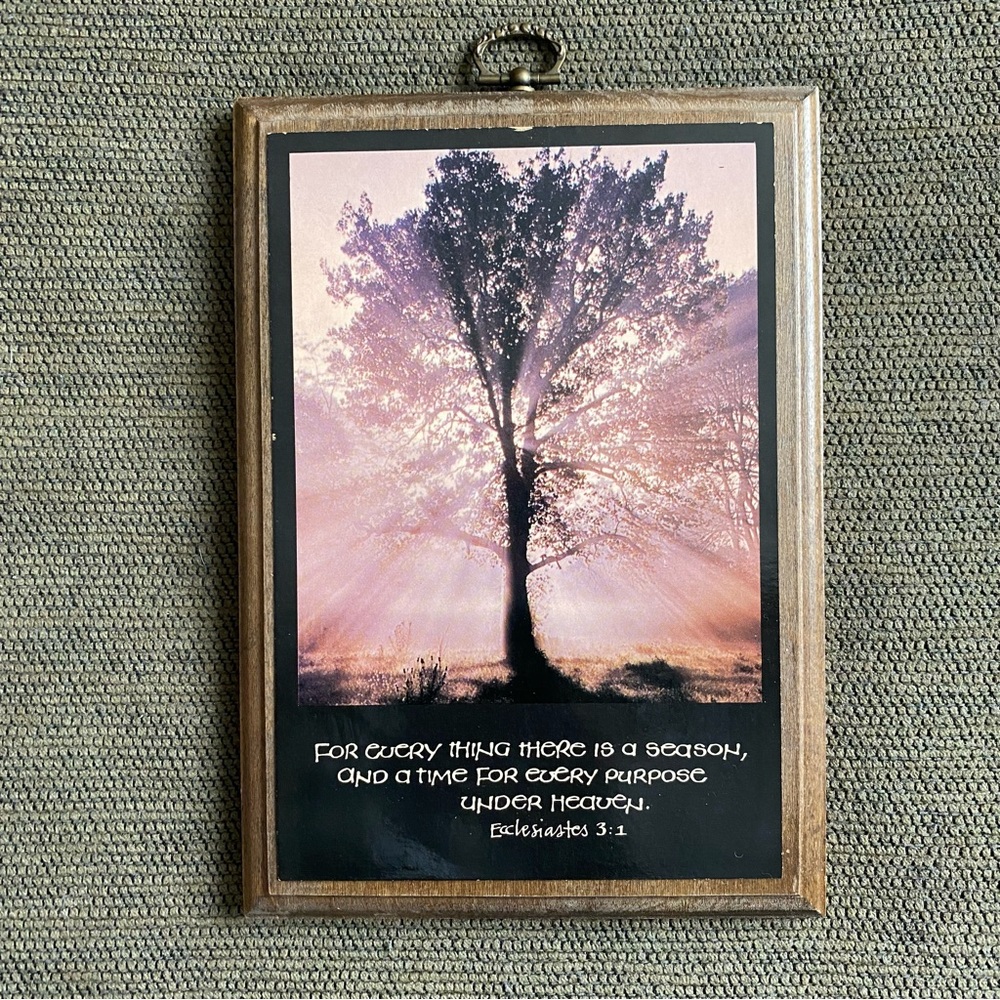 Springbox Wood Wall Hang Decor Christian